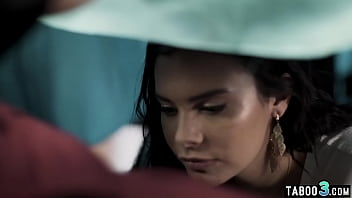 Husband fucking his big boobed brunette mistress Violet Starr roughly