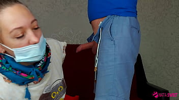 Impudent guy promised that sperm and blowjob are the best medicine for the treatment of coronavirus (Covid-19)! Active by Nata Sweet