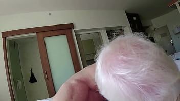 Grandpa Gets Slutty Giving Head to Young Latino Man