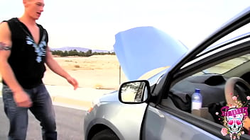 Latina TS Foxxy Picks Up Stranger And Seduces Him Slowly