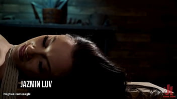 Slim slave bound and finger fucked