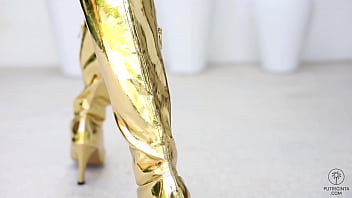 Skinny Asian slut Putri Cinta reveals tight ass hole in film Gold Goddess