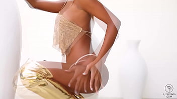 Skinny Asian slut Putri Cinta reveals tight ass hole in film Gold Goddess