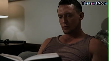 Busty shebabe asslicked and assfucked by BF on the bed