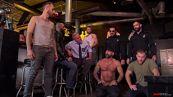 Cops raid a bar for an orgy - Part 1
