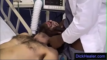 DickHealer.com- My hairy Bro seduced with my doctor both interracial