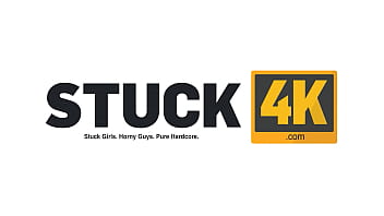 STUCK4K. Blonde from Czech needs help and sex is a good price for it