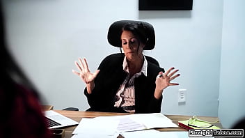 StraightTaboo.com - Ebony girl makes an homophobic milf lick her wifes pussy