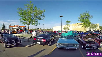 Canadian Dick Drainer Shanda Fay Stuffs Her Wet Mouth With Cock!