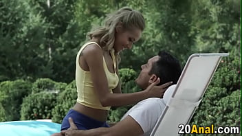 Anal temptress drilled by hard cock