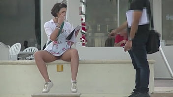 Helena Price,  My Cock Quest #1 (Part 1 and 2) - UPSKIRT FLASHING IN PUBLIC!