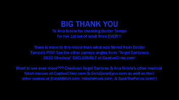 Become Doctor Tampa For Angel Santanas 2022 Yearly Gyno Exam With Nurse Aria Nicole As Chaperone At Doctor-Tampa.com