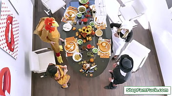 StepFamFuck.com - Teen and stepmom having family group sex