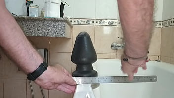 Huge Butt Plug in my Ass and Gaping.