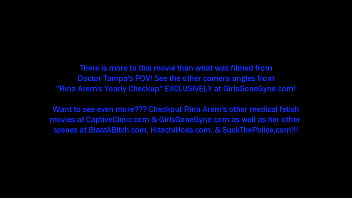 Become Doctor Tampa, Give Rina Arem A Yearly Gyno Check With Nurse Stacy Shepard&#039_s Gloved Hands Assisting You EXCLUSIVELY At Doctor-Tampa.com