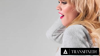 TRANSFIXED - Trans Model Kate Zoha Barebacks Korra Del Rio From Behind At Her First Photoshoot!