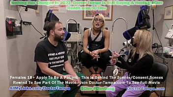 Become Doctor Tampa, Give Channy Crossfire A Yearly Checkup With Gyno Exam As Nurse Stacy Shepard Chaperones EXCLUSIVELY At Doctor-Tampa.com