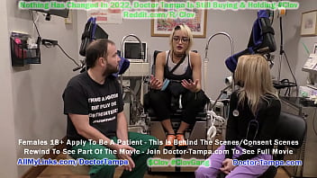 Become Doctor Tampa, Give Channy Crossfire A Yearly Checkup With Gyno Exam As Nurse Stacy Shepard Chaperones EXCLUSIVELY At Doctor-Tampa.com