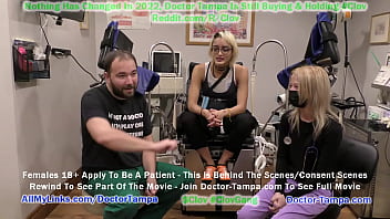 Become Doctor Tampa, Give Channy Crossfire A Yearly Checkup With Gyno Exam As Nurse Stacy Shepard Chaperones EXCLUSIVELY At Doctor-Tampa.com