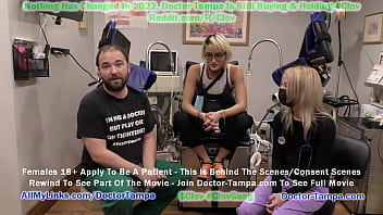 Become Doctor Tampa, Give Channy Crossfire A Yearly Checkup With Gyno Exam As Nurse Stacy Shepard Chaperones EXCLUSIVELY At Doctor-Tampa.com