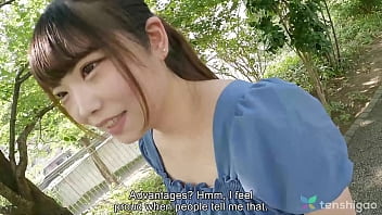 Asami Wakana is a cheating Japanese housewife - She comes for casting couch interview and cock sucking, pussy licking with stranger pt1