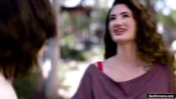 SexSinners.com - Busty babe suggest threesome with gfs ex