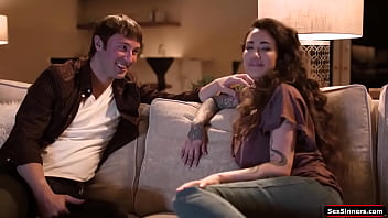 SexSinners.com - Busty babe suggest threesome with gfs ex