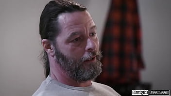 StraightTaboo.com - Brunette student fucked by 2 older guys