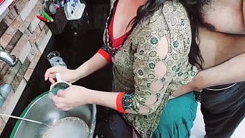 Full Movie : Drinking Milk From Maid,s Big Tits Than Fucking Her Tight Ass Hole In Kitchen