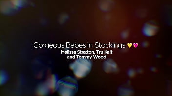 Melissa Stratton and Tru Kait Threesome