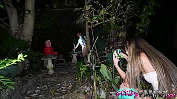 Teen Stepsister&#039_s Jerkoff Prank - Mackenzie Mace -