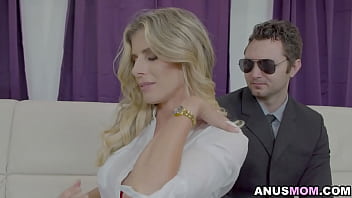 Stressed and tired, Congresswoman Cory Chase wants a massage from his hunk bodyguard Brad Sterling. Brad unable to say no fucked her boss'_s asshole.