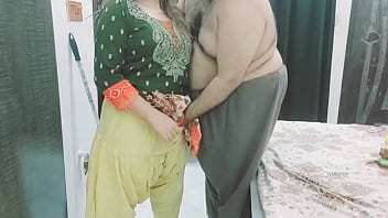 Indian step Daughter Of Maid Fucked By Old Daddy For Money With Clear Hindi Audio