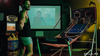 Beautiful Latina MILF Jolla gets fucked while shooting hoops at her friend'_s game room