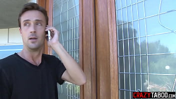 Naughty MILF with nice small tits Ela Darling kissing and sucking dick