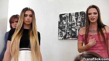 TransFlick.com - Accidental and spontaneous tranny gangbang in hospital goes out of control! I usually hate tranny gangbang scenes but this one is perfect!