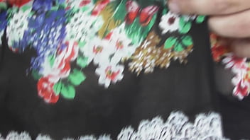 Hairy mature flashing in the park