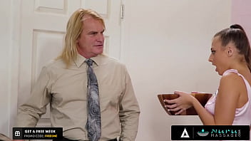 NURU MASSAGE - Slutty Gia Derza Gets Destroyed By His Big Mature Cock With Cumshot