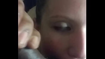 Lena Starr get cum in her eye