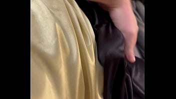 Silky Shiny pants and jersey jackoff