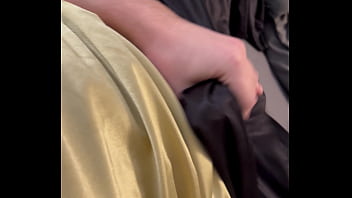 Silky Shiny pants and jersey jackoff