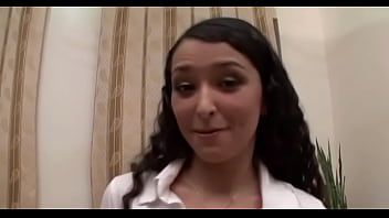 Raunchy russian Candy adores erected pole