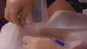 Extreme catheter sissy insertion