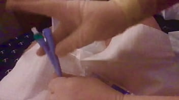 Extreme catheter sissy insertion