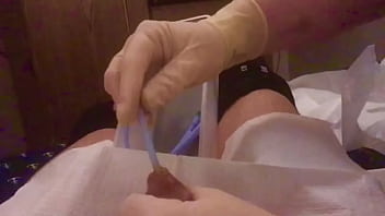 Extreme catheter sissy insertion