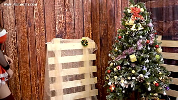 AB064 My Busty Shemale Robot Sex Doll-Wearing pegging Sex cumshot