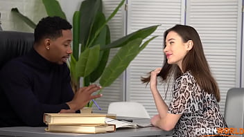 Spanish Teacher With BBC Stretches Out Horny Student Liya Silver'_s Asshole GP2163