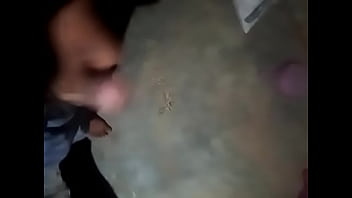 Skinny solo boy hansjob at home