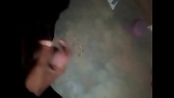 Skinny solo boy hansjob at home