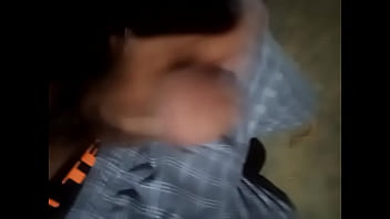 Skinny solo boy hansjob at home